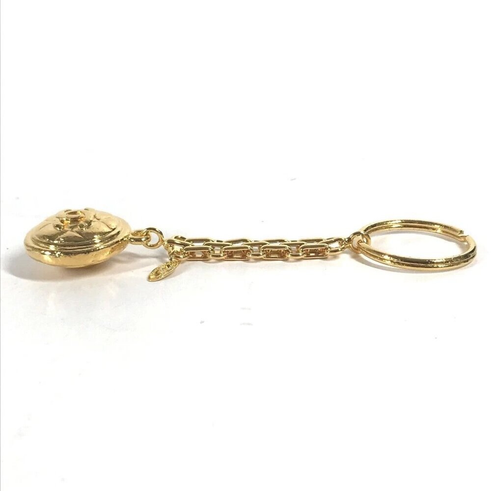 CHANEL Vintage chain CC CC Mark Bag Charm Matelasse Quilted Key Holder - Picture 11 of 11